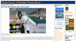 Desktop Screenshot of detroittigertales.com